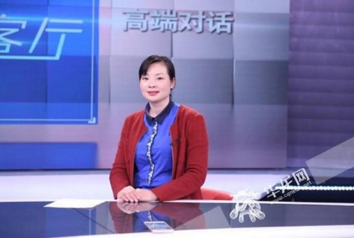 王海燕做客华龙会客厅。
