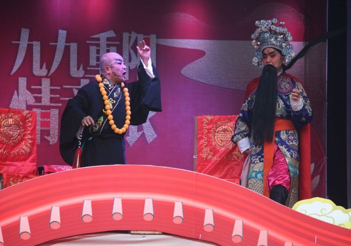 川剧表演。
