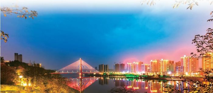 潼南夜景。黄益远摄
