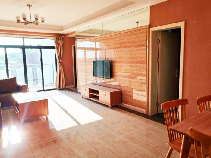 ▶人才公寓装修精致、家电齐全。