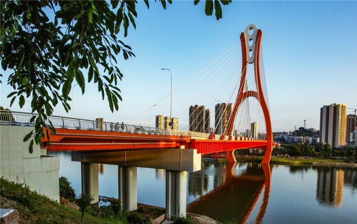 20192019年的新涪江大桥年的新涪江大桥
