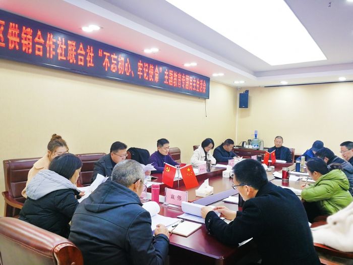 区供销合作社召开“不忘初心、牢记使命”主题教育专题民主生活会
