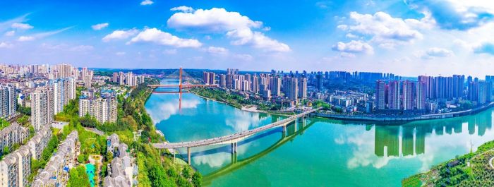 美丽潼城入画来
