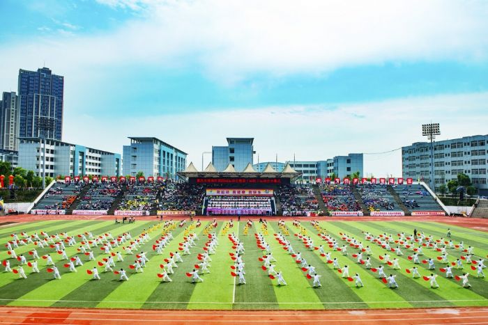 重庆市潼南区第四届运动会暨第十届职工运动会现场 全媒体记者李扬摄
