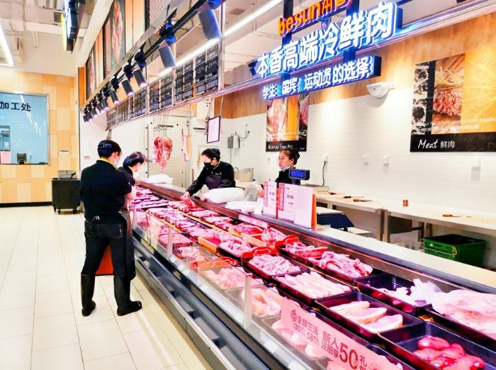 猪肉供应充足
