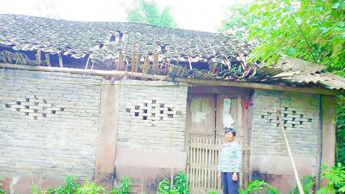 欧德英原居住的危房。