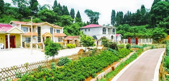 小康家园整洁美丽。
