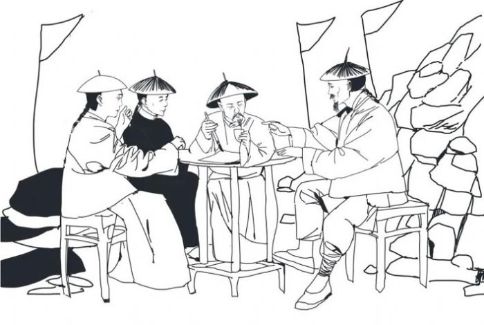 张鹏翮召集河工官员商讨治河对策
