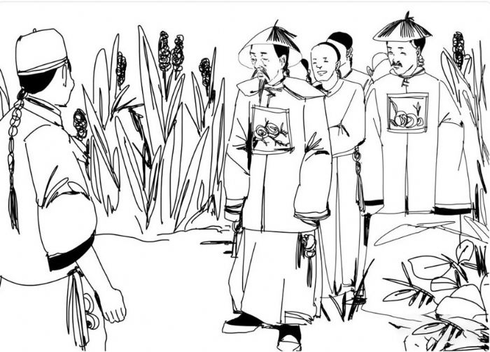 张鹏翮亲率官员访贫问苦
