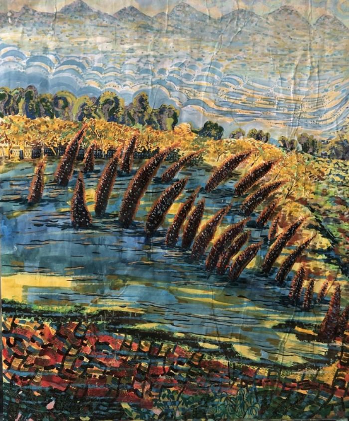 美术作品《秋实》张帆
