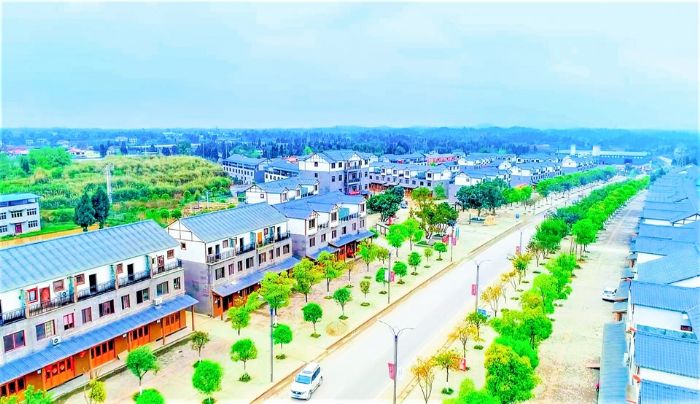 生态宜居的农民新村。
