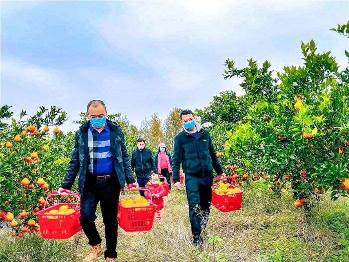 市民满载而归。
